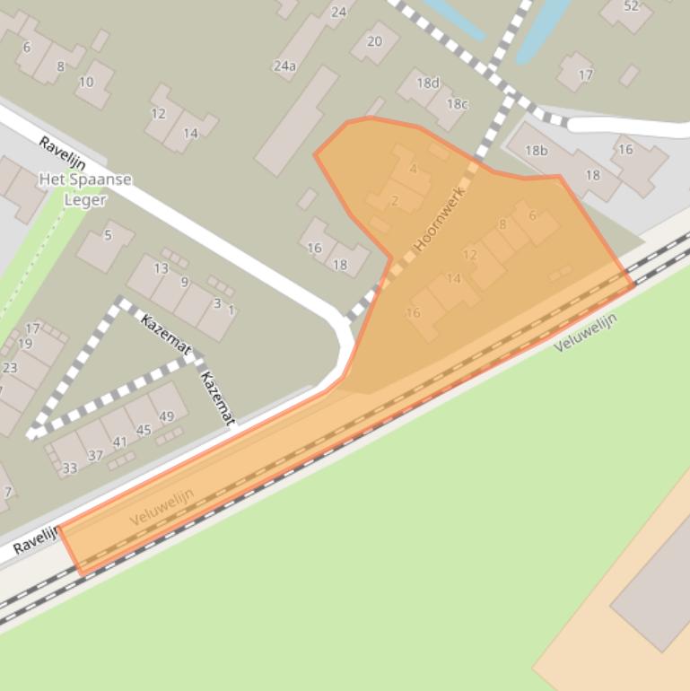 Kaart van postcodegebied 3862BK.