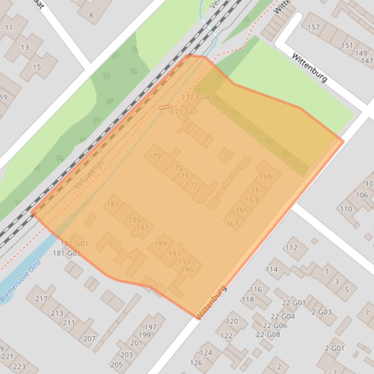 Kaart van postcodegebied 3862EE.