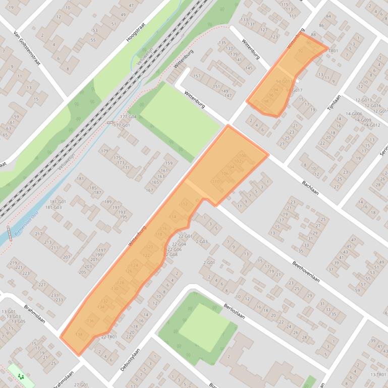 Kaart van postcodegebied 3862EK.