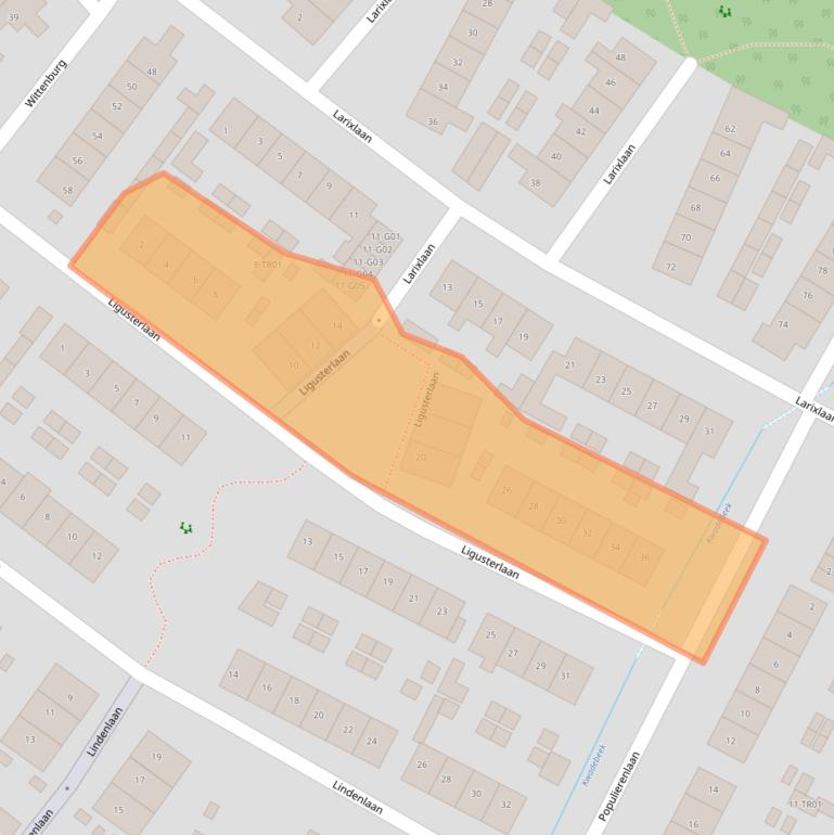 Kaart van postcodegebied 3862EP.