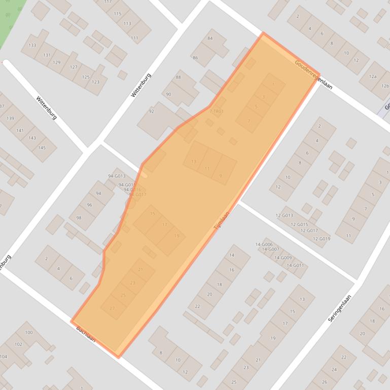 Kaart van postcodegebied 3862GD.