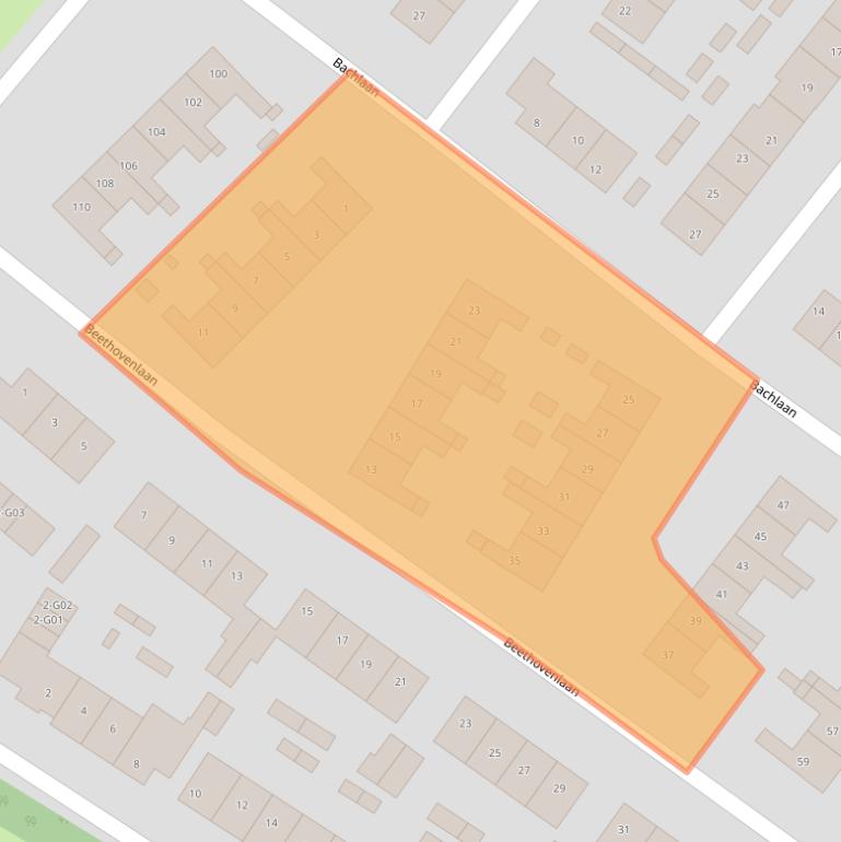 Kaart van postcodegebied 3862GK.