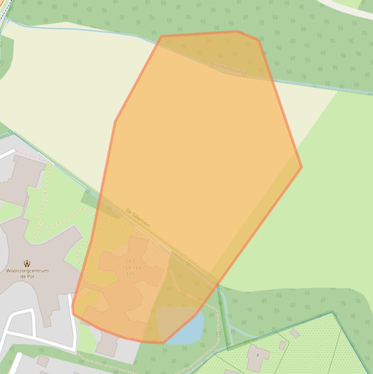 Kaart van postcodegebied 3862JV.