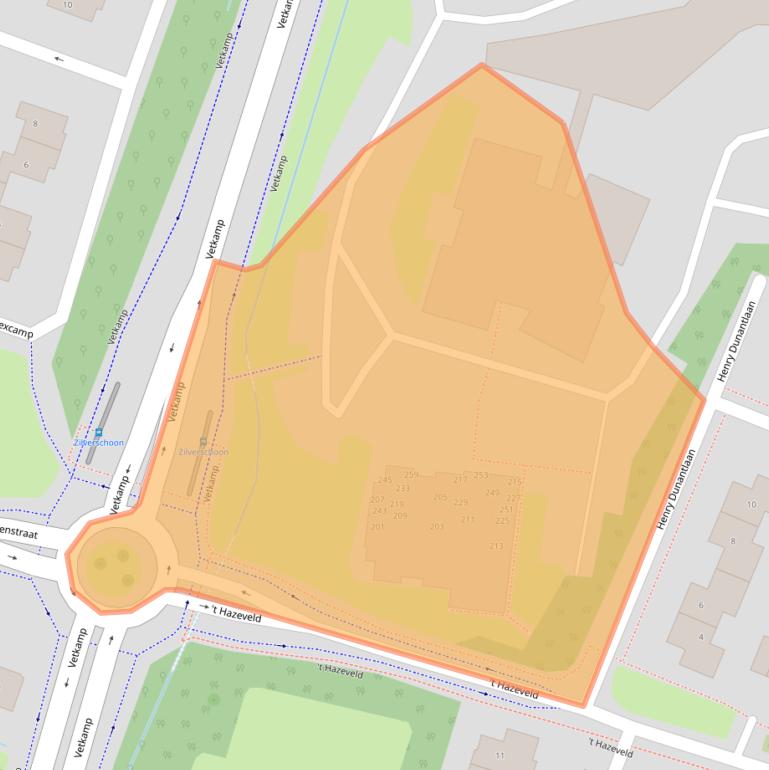 Kaart van postcodegebied 3862JW.