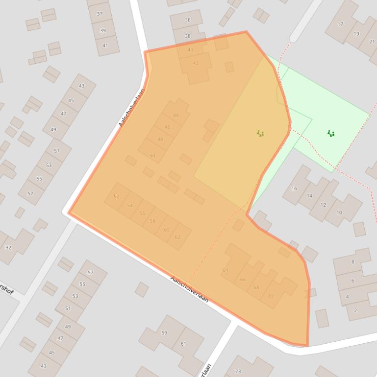 Kaart van postcodegebied 3862KM.