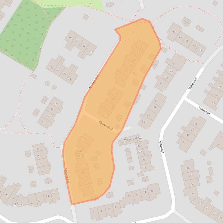 Kaart van postcodegebied 3862LT.