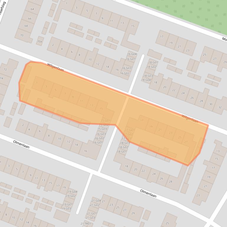 Kaart van postcodegebied 3862VD.