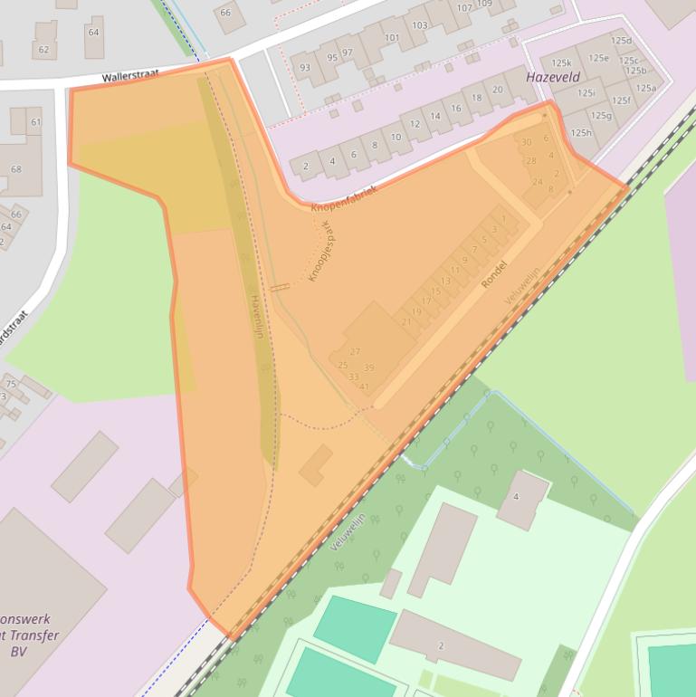 Kaart van postcodegebied 3862WC.