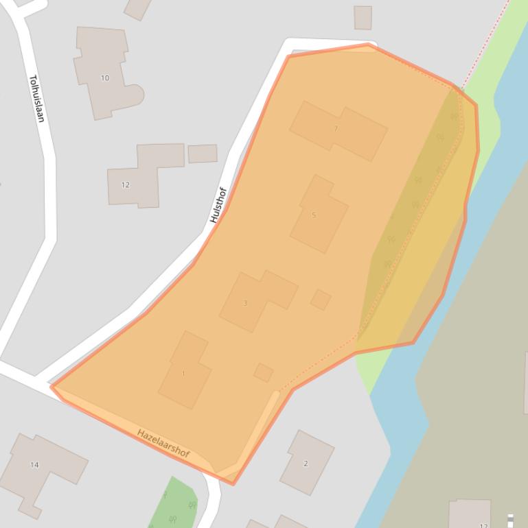 Kaart van postcodegebied 3862WN.