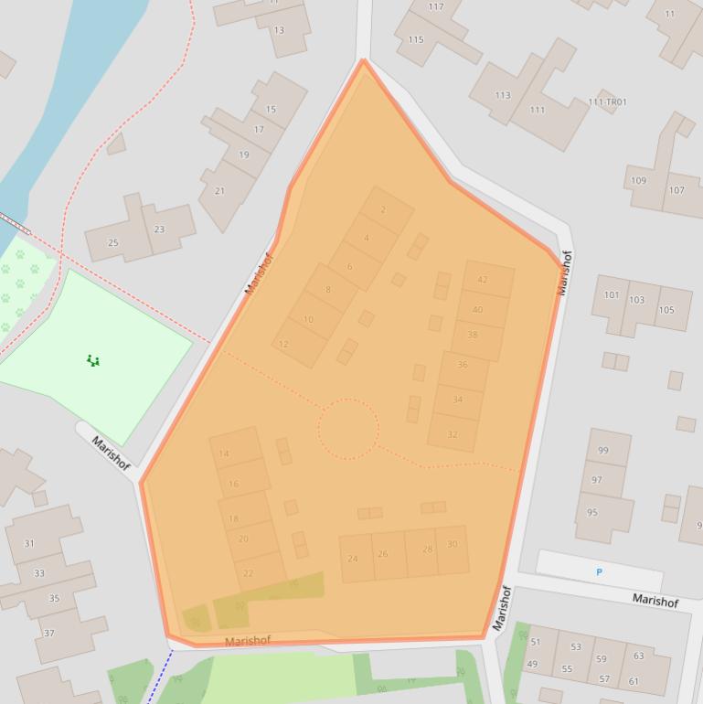 Kaart van postcodegebied 3862ZE.