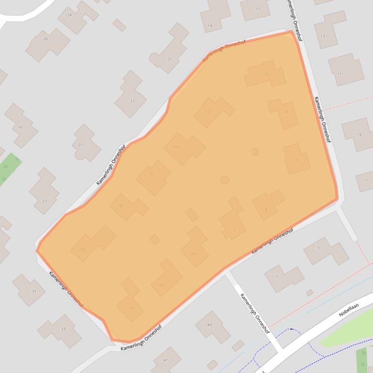 Kaart van postcodegebied 3863AV.