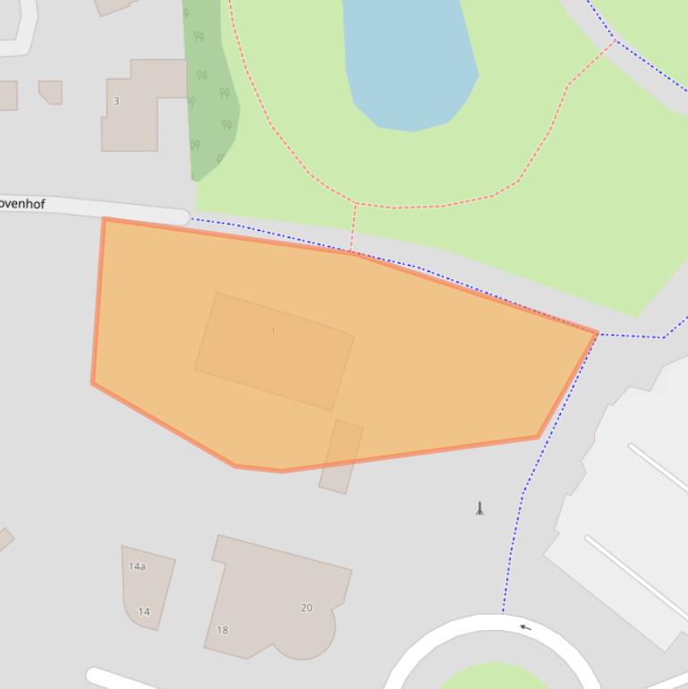 Kaart van postcodegebied 3863AW.