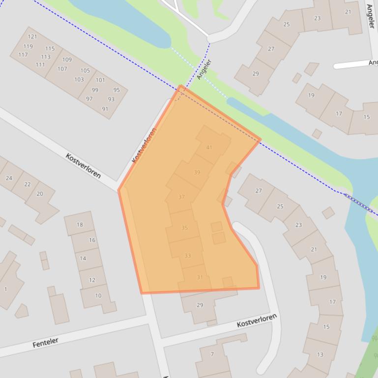 Kaart van postcodegebied 3863BB.