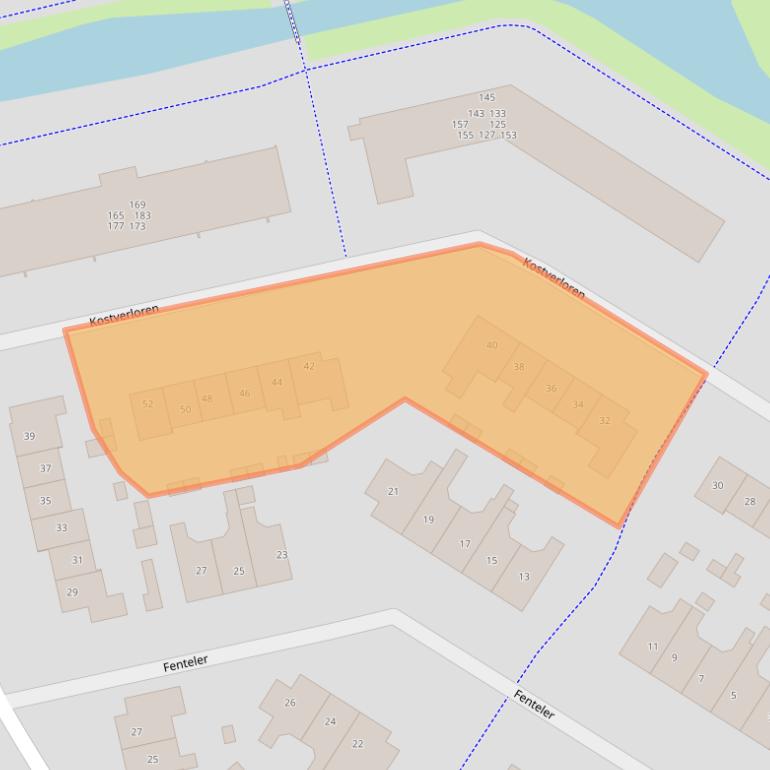 Kaart van postcodegebied 3863BH.