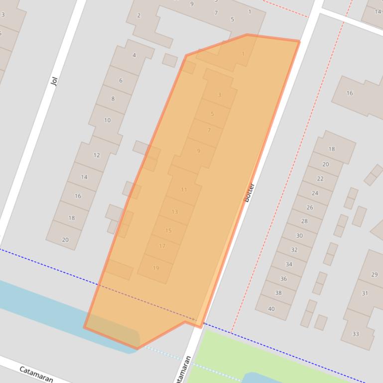 Kaart van postcodegebied 3863EC.