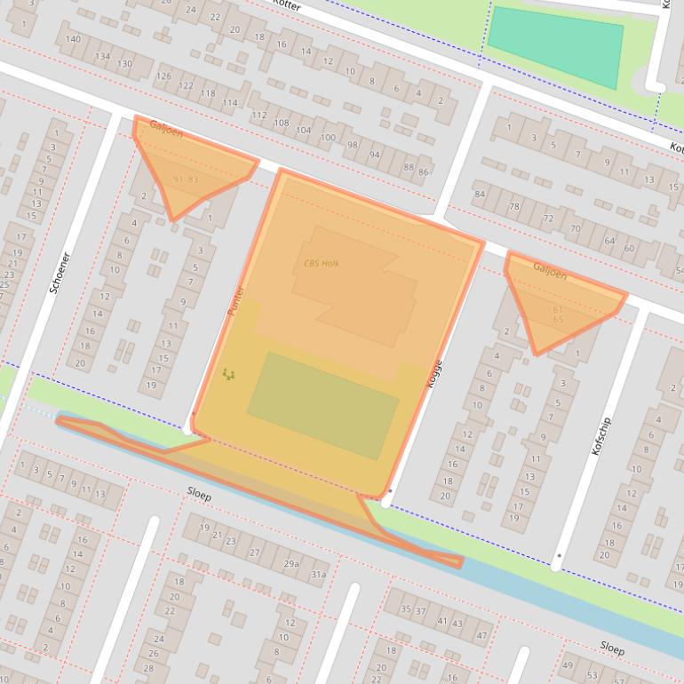 Kaart van postcodegebied 3863EN.