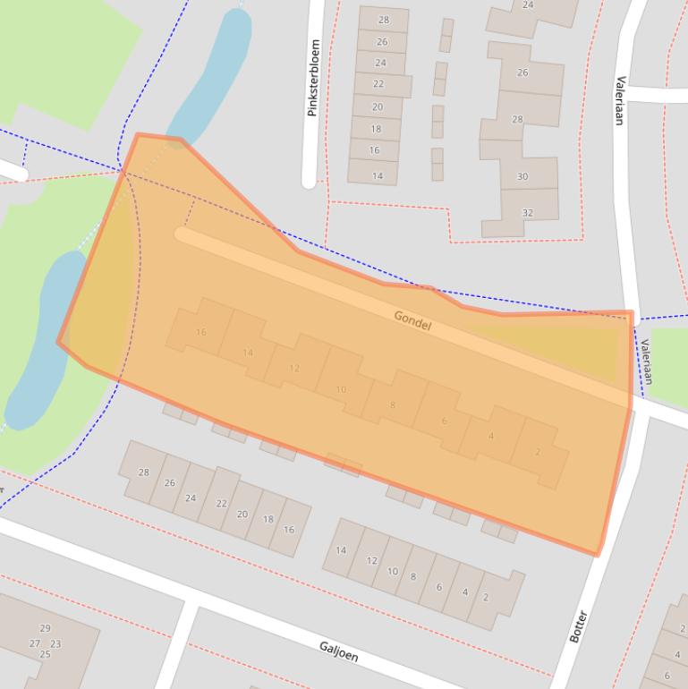 Kaart van postcodegebied 3863EP.
