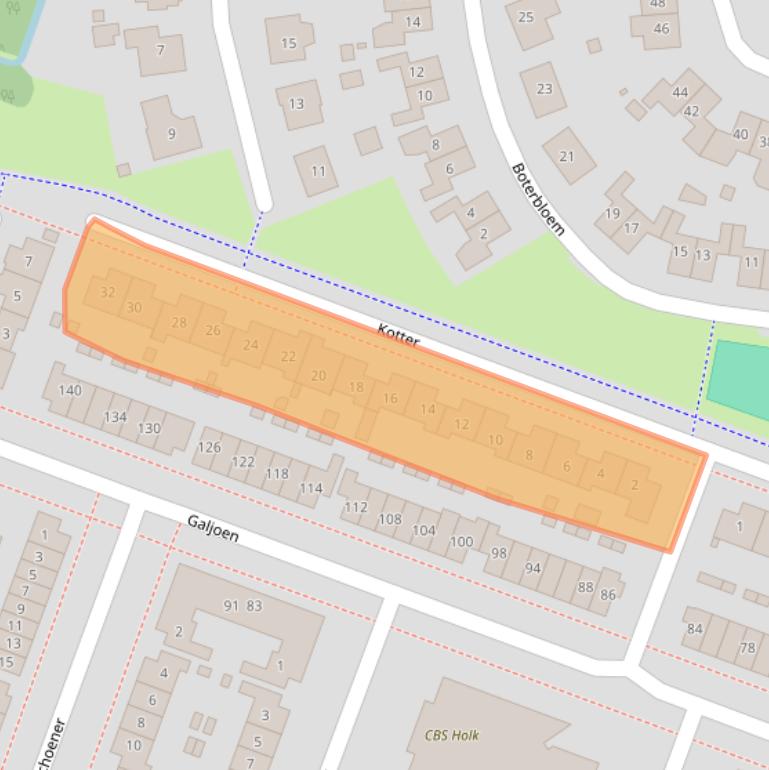 Kaart van postcodegebied 3863ES.
