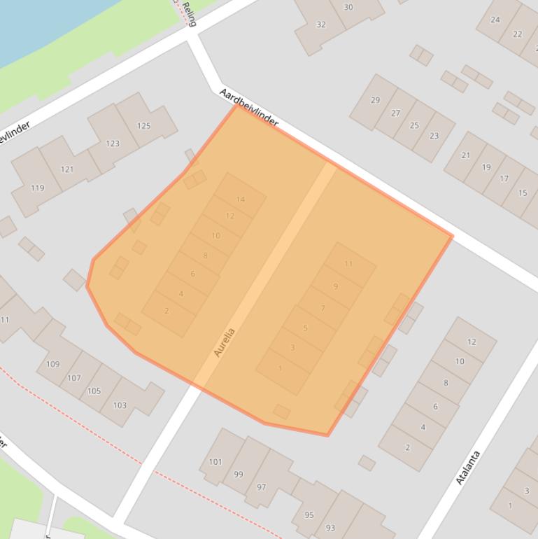 Kaart van postcodegebied 3863HC.