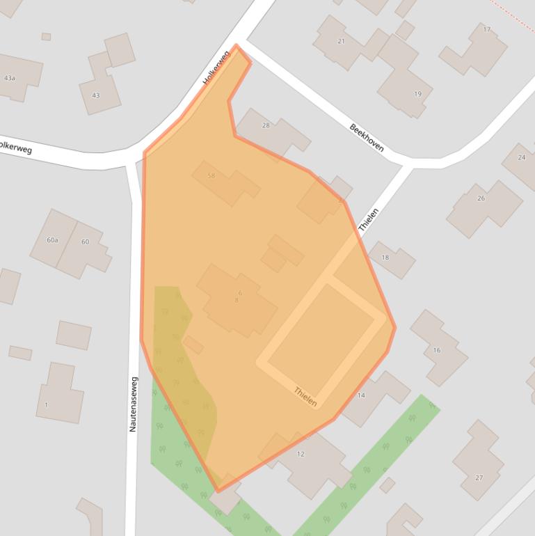 Kaart van postcodegebied 3863PX.