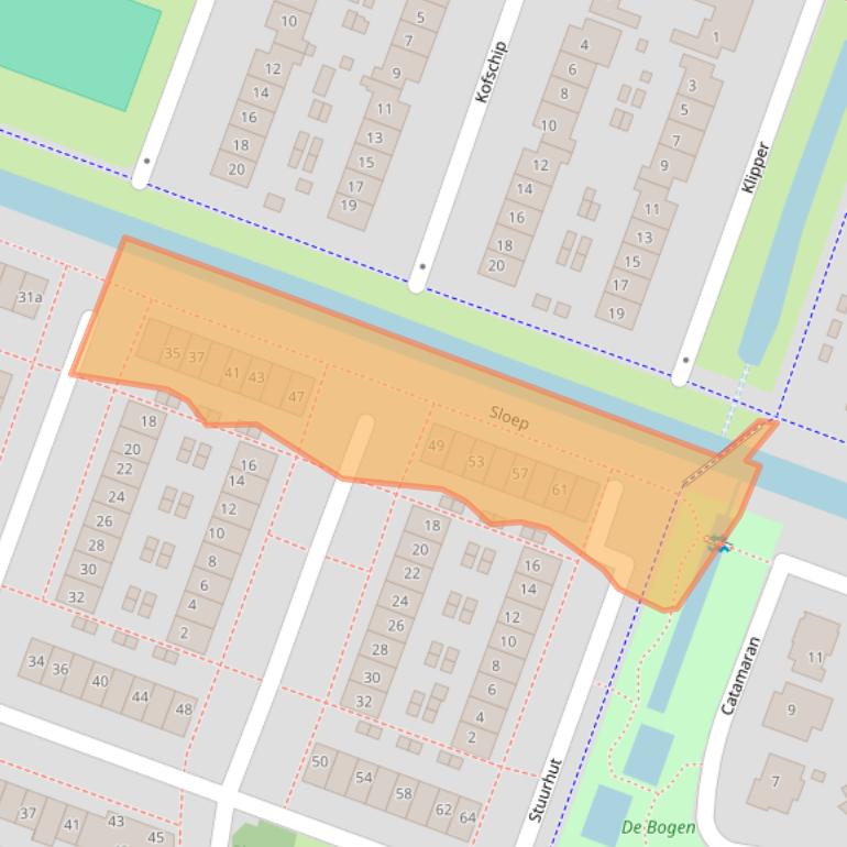Kaart van postcodegebied 3863TH.