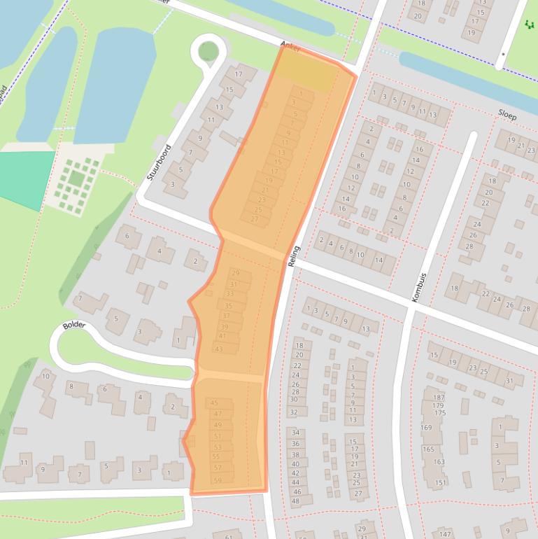 Kaart van postcodegebied 3863VA.