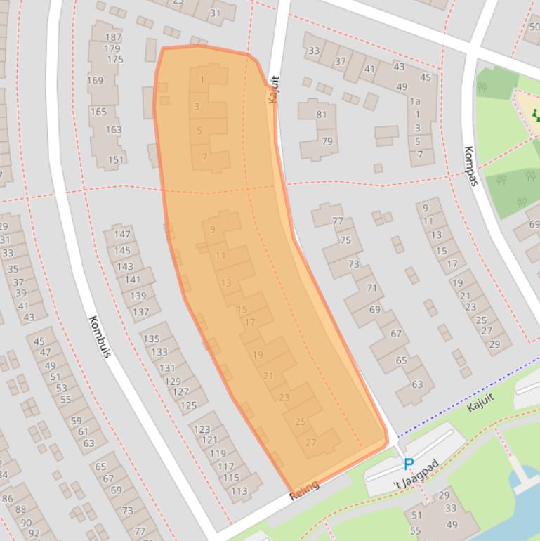 Kaart van postcodegebied 3863VT.