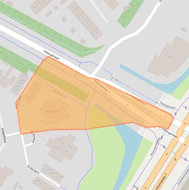 Kaart van postcodegebied 3863ZT.