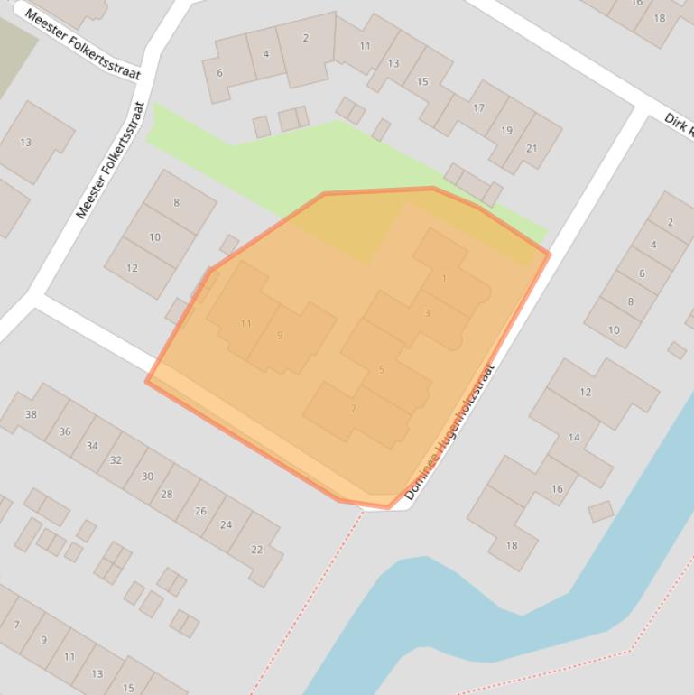 Kaart van postcodegebied 3864GH.