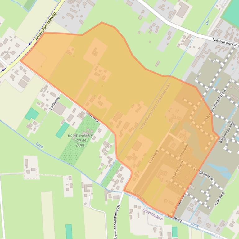 Kaart van postcodegebied 3864LC.