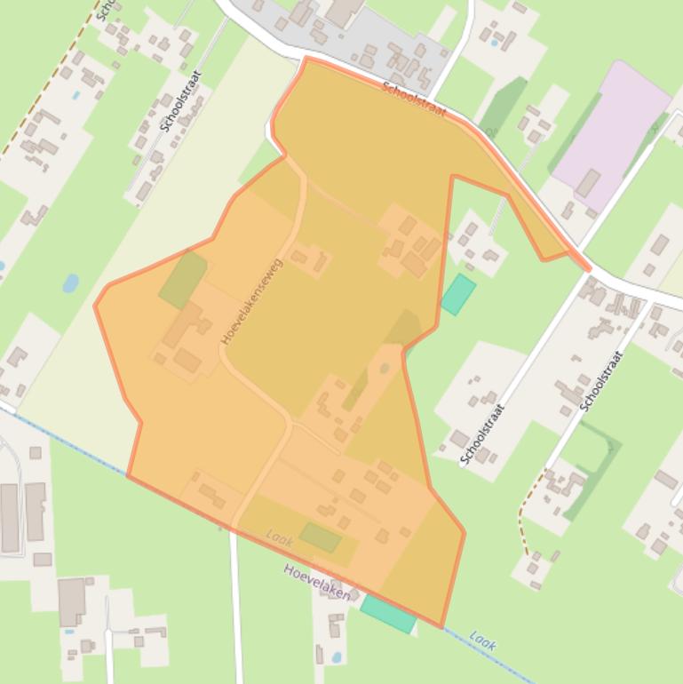 Kaart van postcodegebied 3864MN.