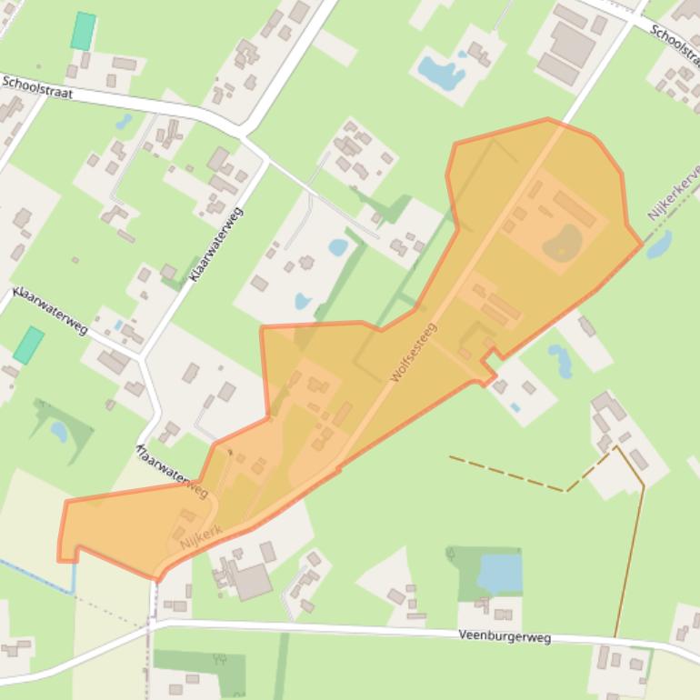 Kaart van postcodegebied 3864MR.