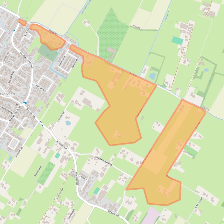 Kaart van postcodegebied 3864MX.