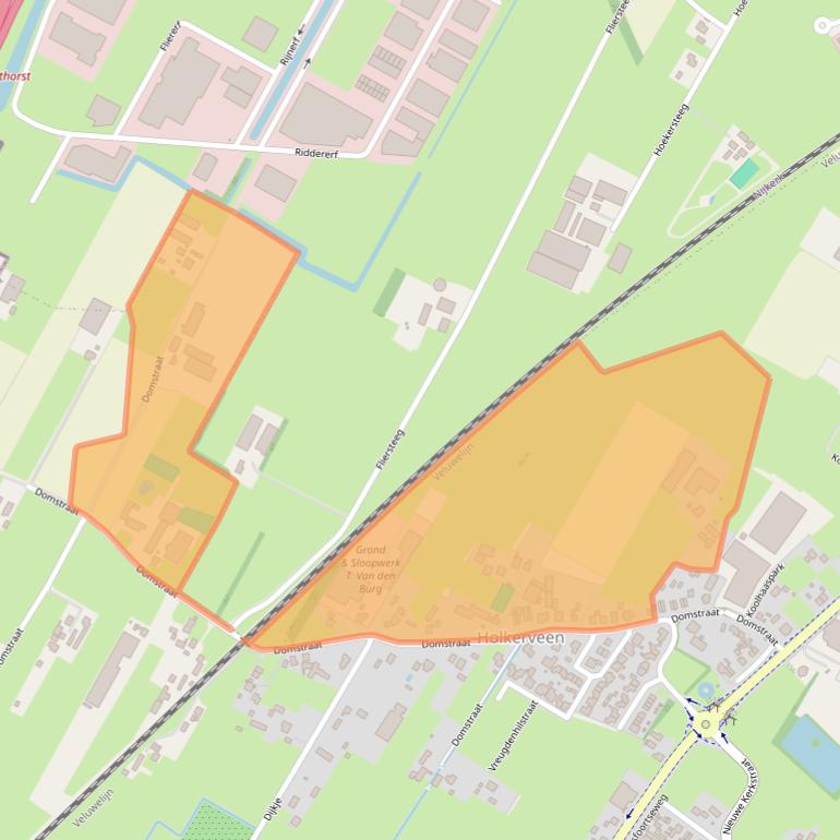 Kaart van postcodegebied 3864PN.