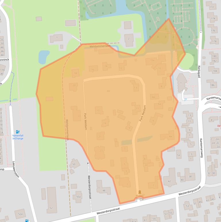 Kaart van postcodegebied 3871BN.
