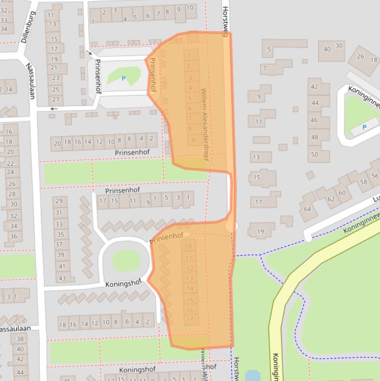 Kaart van postcodegebied 3871CK.
