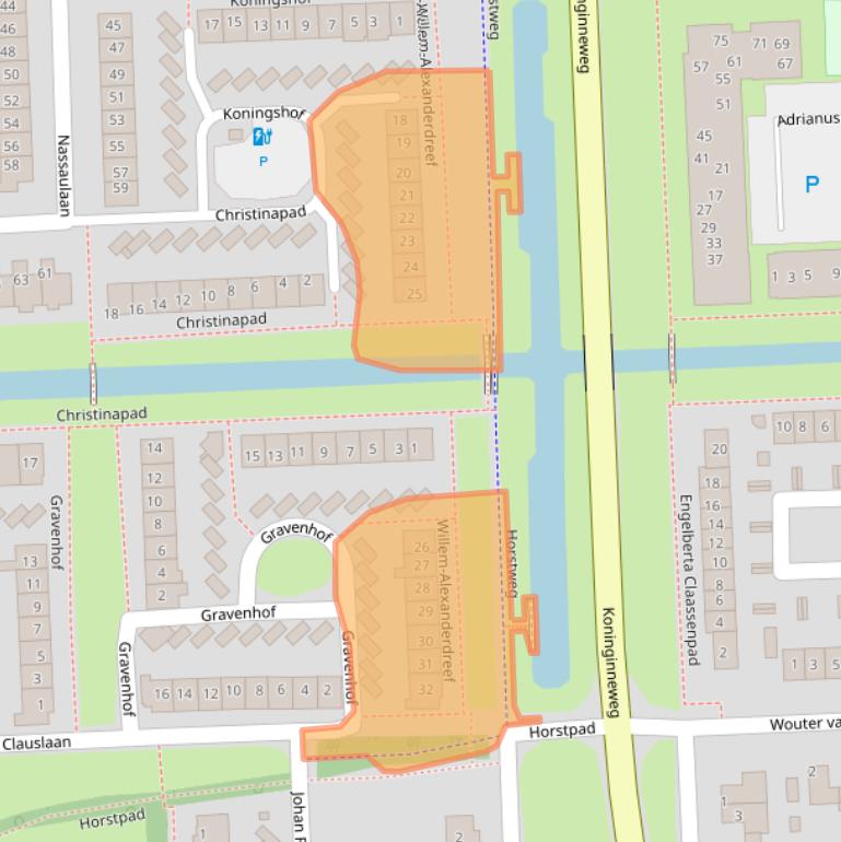 Kaart van postcodegebied 3871CL.