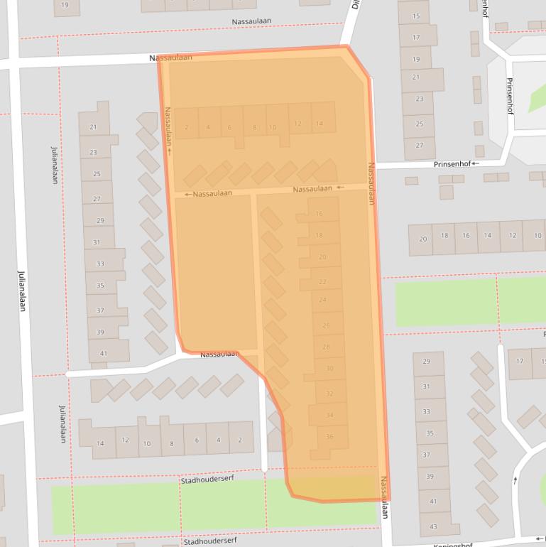 Kaart van postcodegebied 3871CX.