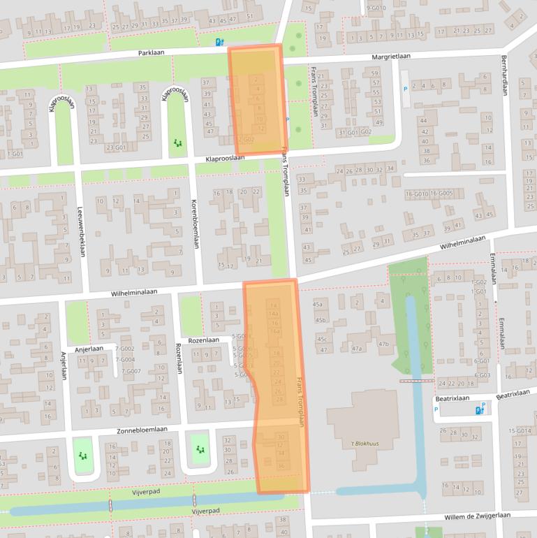 Kaart van postcodegebied 3871EN.