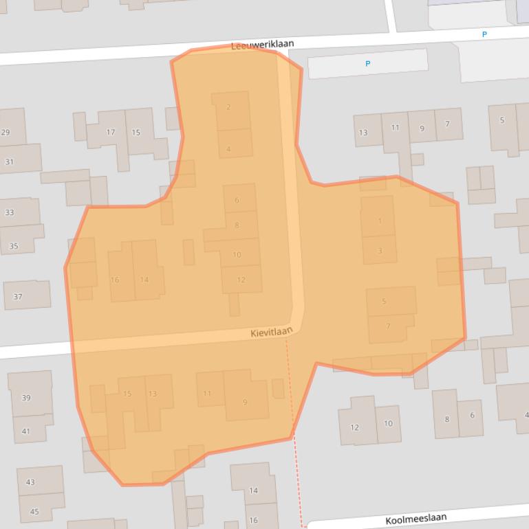 Kaart van postcodegebied 3871HD.