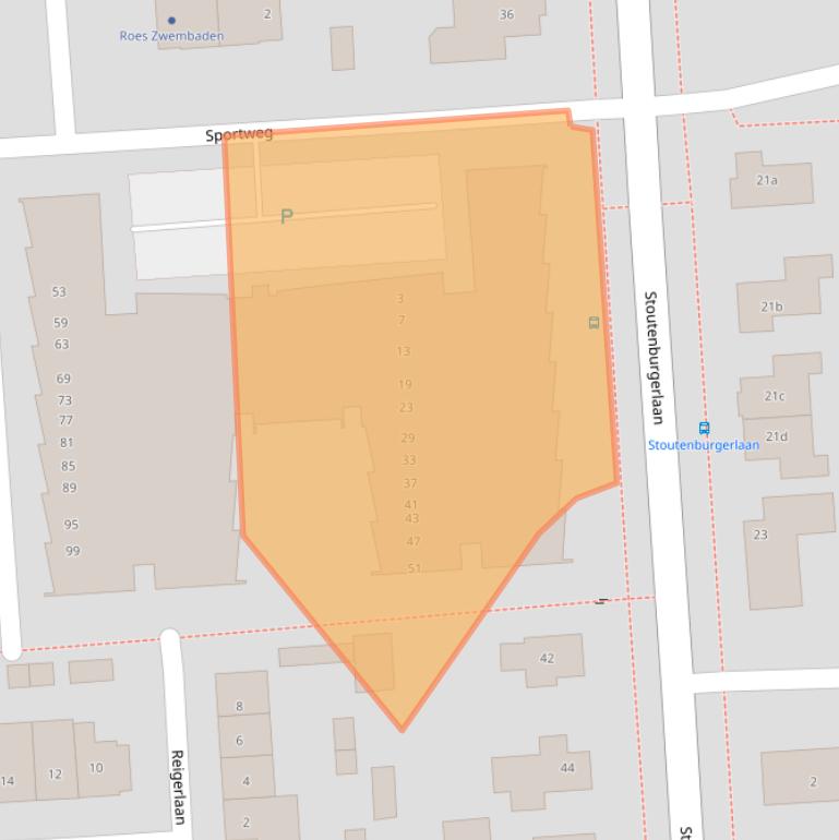 Kaart van postcodegebied 3871HK.