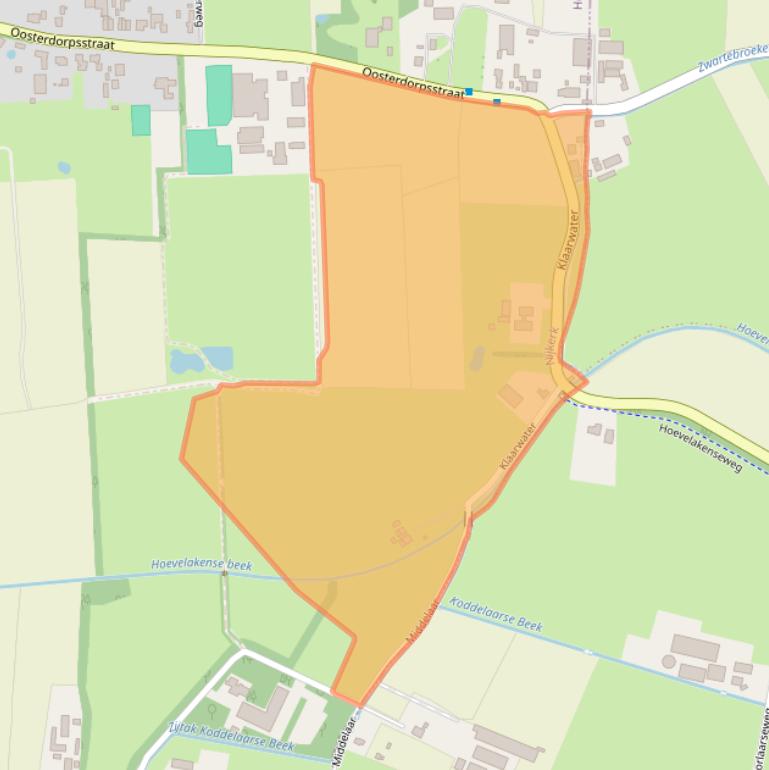 Kaart van postcodegebied 3871KV.
