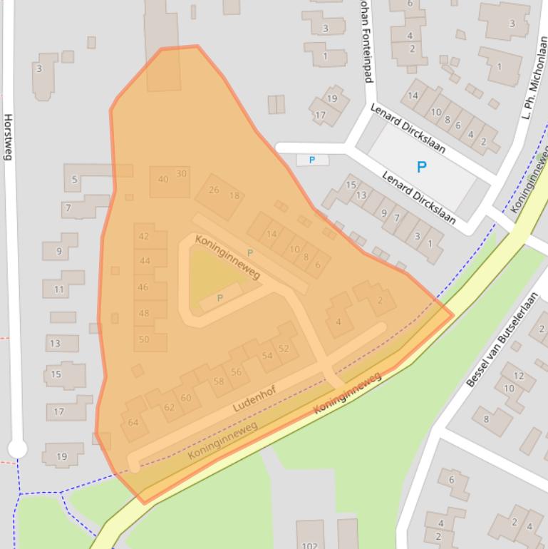 Kaart van postcodegebied 3871KX.