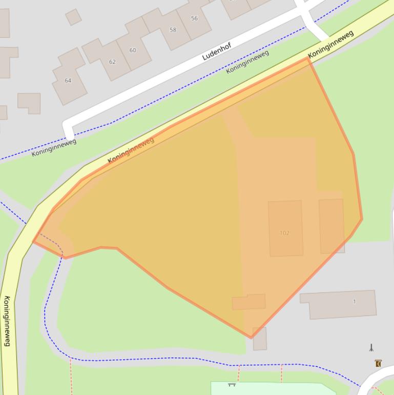 Kaart van postcodegebied 3871KZ.