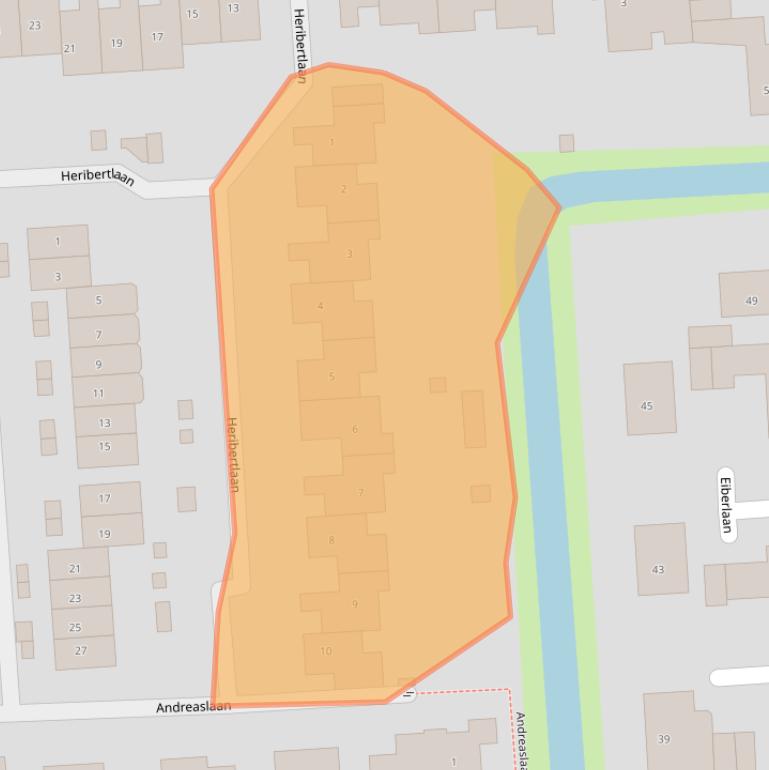 Kaart van postcodegebied 3871MA.