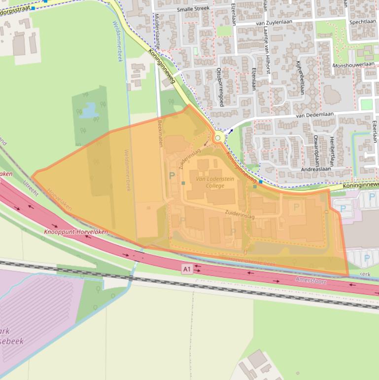 Kaart van postcodegebied 3871MR.