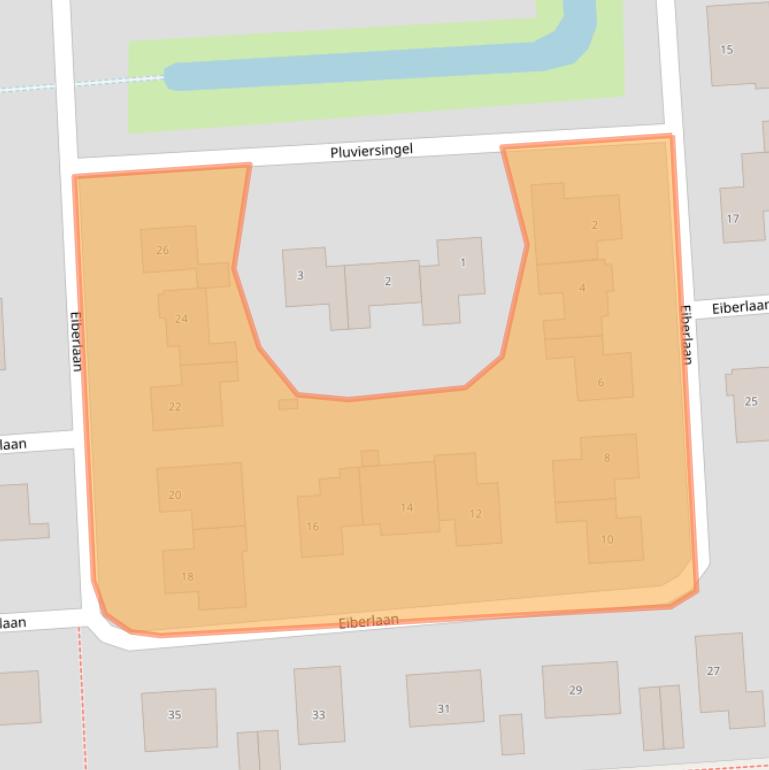 Kaart van postcodegebied 3871TJ.