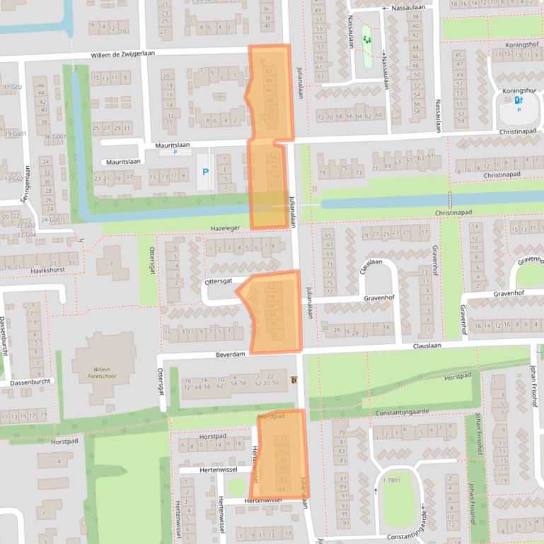 Kaart van postcodegebied 3871VK.