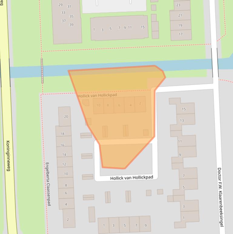 Kaart van postcodegebied 3871XM.