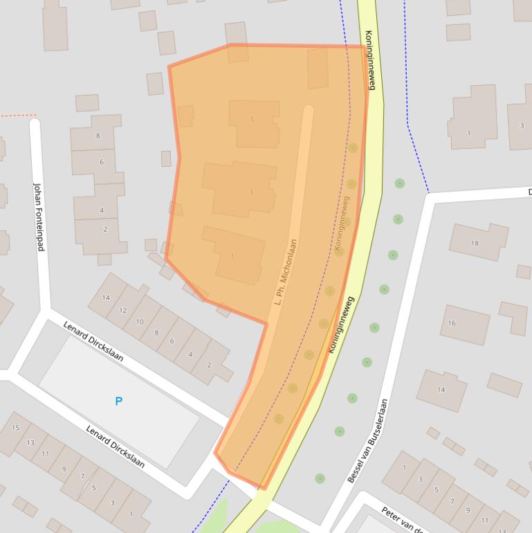 Kaart van postcodegebied 3871XR.